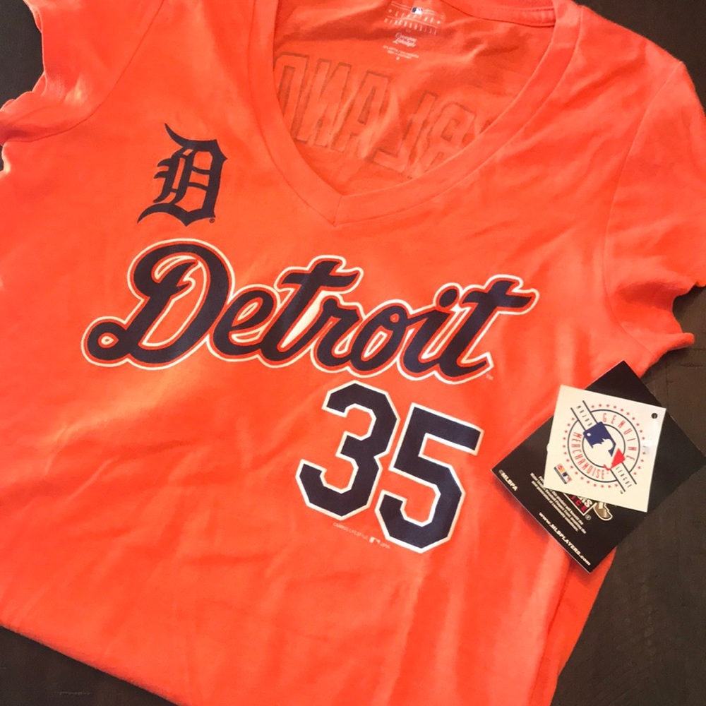 🧡💙 Detroit Tigers #35 VERLANDER T-shirt